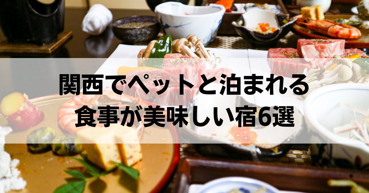 関西でペットと泊まれる食事が美味しい宿6選！部屋食が楽しめる人気宿も紹介